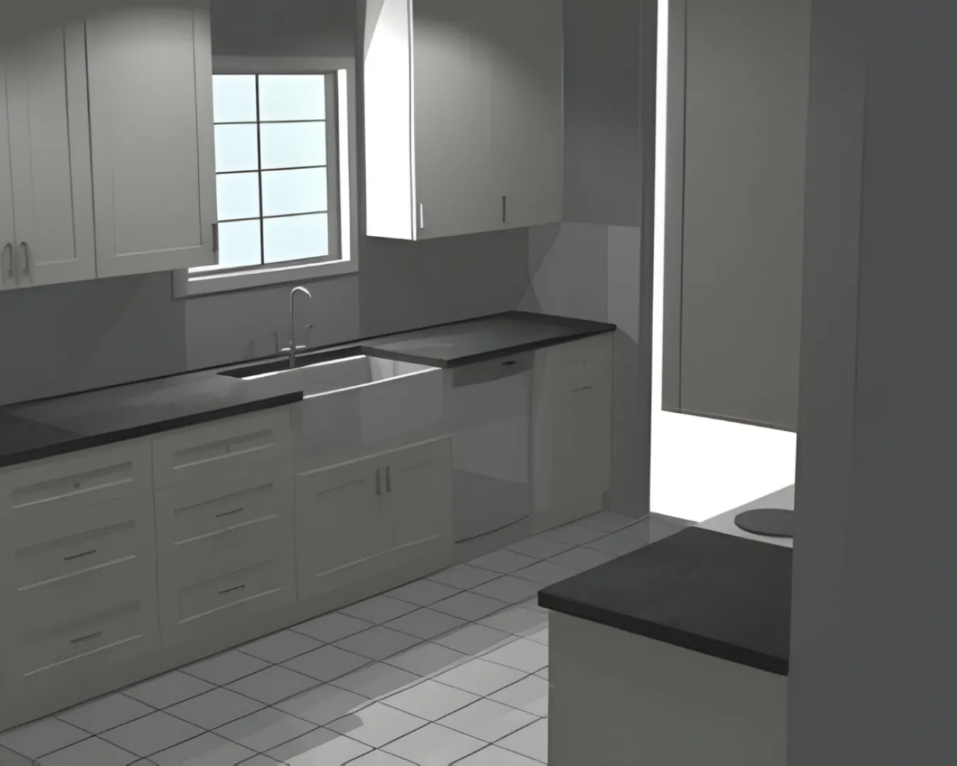 kitchen remodel work